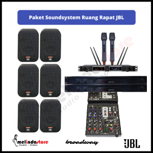 Paket Sound System Ruang Rapat Speaker JBL - 100m2 A